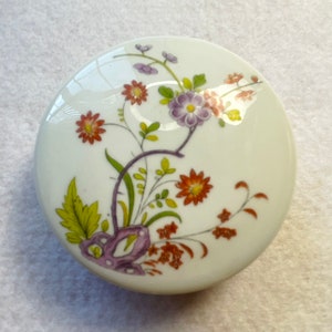 Ceramic Limoges Floral Trinket Box From Metropolitan Museum of Art