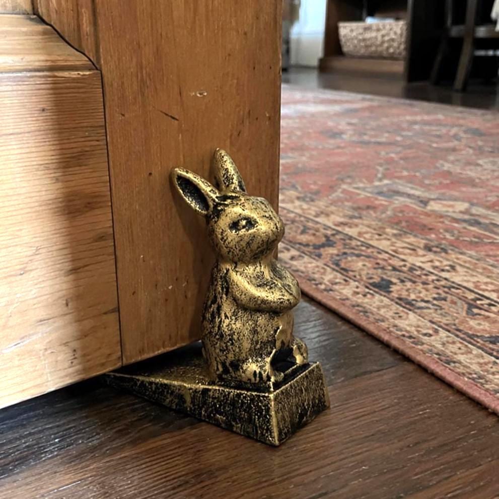 Vintage Rabbit Door Stop - Etsy