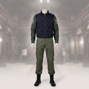 Chris Redfield S.T.A.R.S. Taktische Uniform, Biohazard Cosplay Kostümset