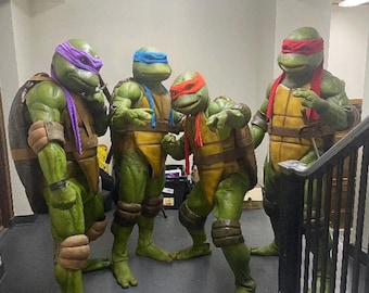 Conjunto de disfraz de las Tortugas Ninja, traje de cosplay de TMNT, traje de Leonardo, Rafael, Miguel Ángel y Donatello.