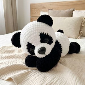Crochet Panda Pattern PDF, Plush Panda Amigurumi, Cute Bear Crochet Toy, Beginner Friendly Pattern, Digital Download