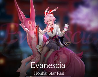 Evanescia - Honkai Star Rail Fully Hand Painted Resin Figure Maximum Quality Statue Decor