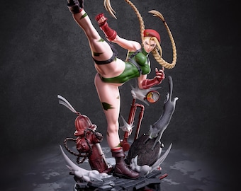 Cammy Street Fighter Fully Hand Painted Resin Figure Maximum Quality Statue Decor