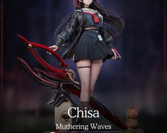 Chisa - Wuthering Waves Fully Hand Painted Resin Figure Maximum Quality Statue Decor
