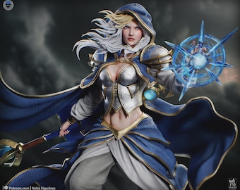 The Frost Mage | Hand Painted 16K Resin Statue | Gamer Decor