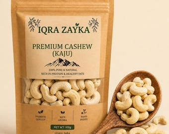 Hele cashewnoten, met de hand geplukte kaju, natuurlijke eiwitsnack