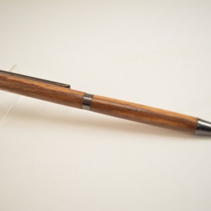 Free US Shipping!! Hand Turned Exotic Zebrawood Pen, Executive Pen, Black Chrome, Custom Wood Pen, Heirloom Pen