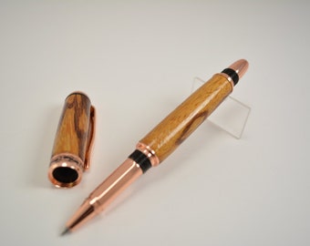 Mother's Day Gift, Free US Shipping! Hand Turned Spalted Maple Cigar Pen, Executive Pen, Man's Pen