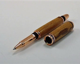 Father's Day Gift, Free US Shipping! Hand Turned Spalted Maple Cigar Pen, Executive Pen, Man's Pen