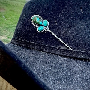 Cowboy Toothpick -Sonoran Gold Turquoise flower