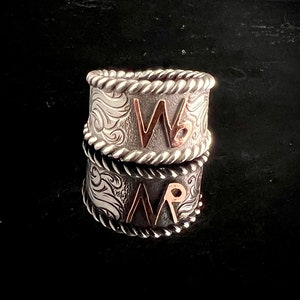 Custom Ranch Brand Engraved Ring