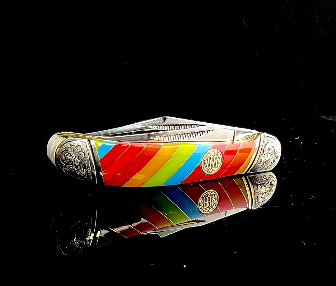 Texas Pride Folding Pocket Knife with Bone and Wood Handle main image 0
