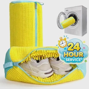 Durable Shoe Washing Machine Bag, Protects Sneakers, Casual Shoes, Laundry Cleaner
