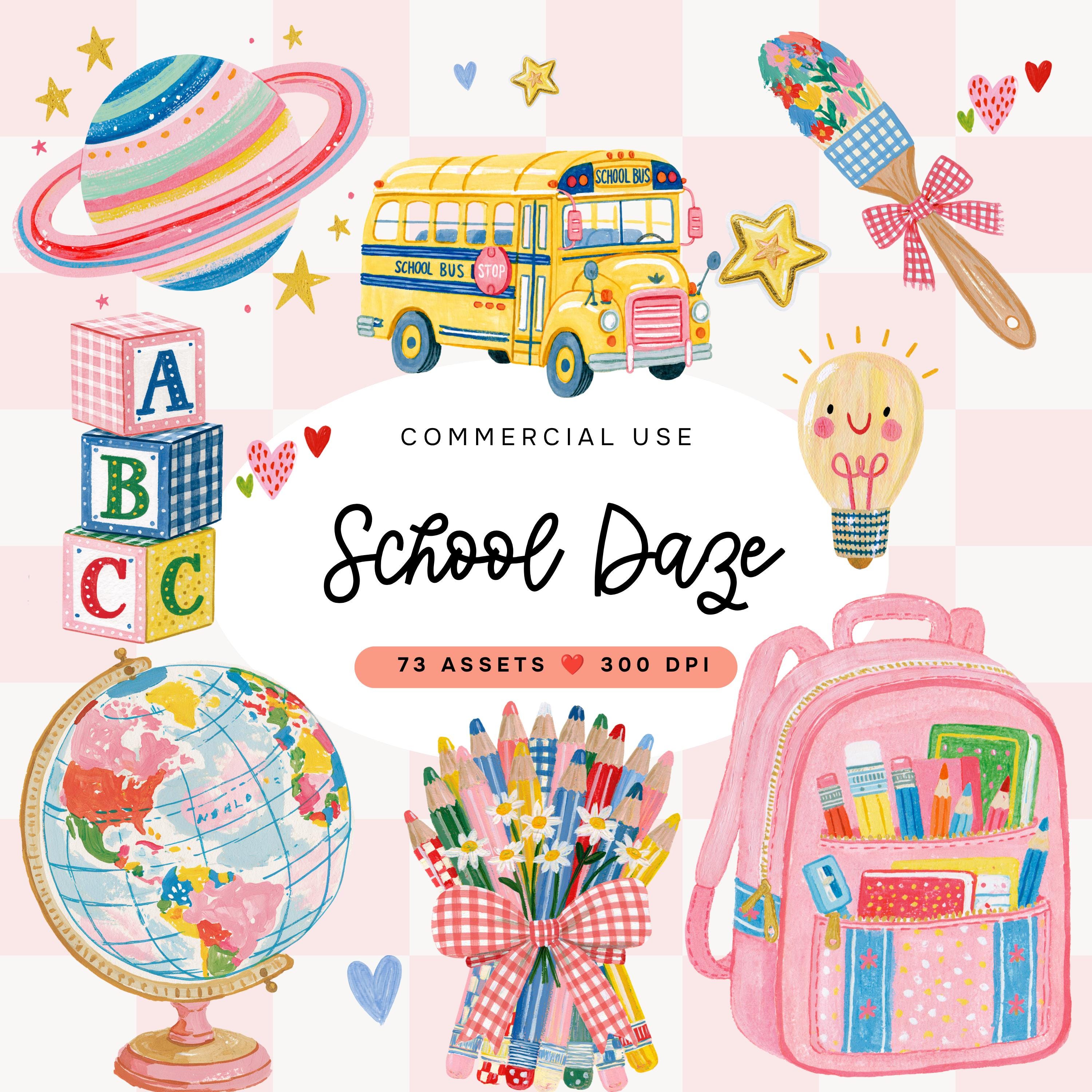 School Daze Svg - Etsy