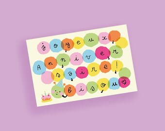Carte Joyeux anniversaire !