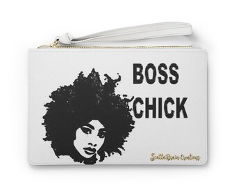 Boss Chick White Clutch Tas