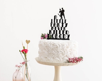 The Great Gatsby Themed Party Cake Topper - 1920's Style Table Decorations - 20's Themed Cake Decoration  | Art Deco Topper
