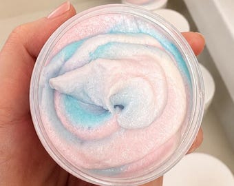 Make A Wish Shea Butter - Gourmand Sugar Body Scrub - Birthday Cake Scented with Vanilla Sponge & Buttercream