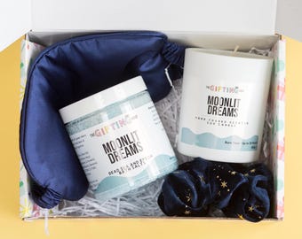 Moonlit Dreams Sleep Gift Box | Self Care Spa Gift for Her | Relaxation Gift Set
