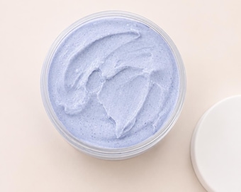 Nourishing Sugar Exfoliating Body Scrub -  Blueberry & Vanilla - Berries and Fruit Polish