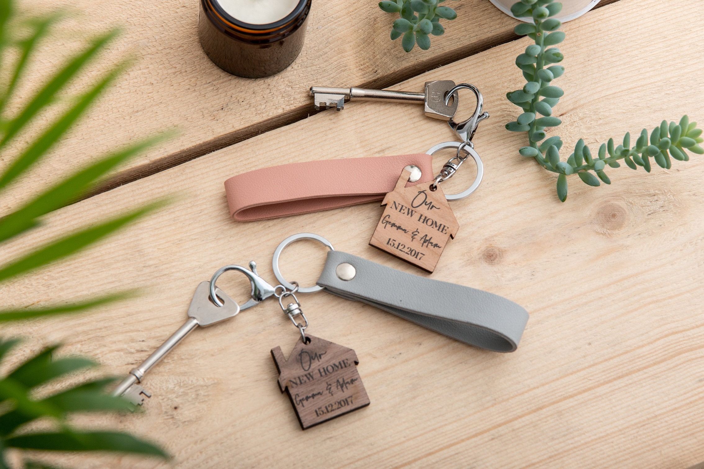 Home Keychain His & Hers Matching Keyrings – 'Our First Home - Foto 11