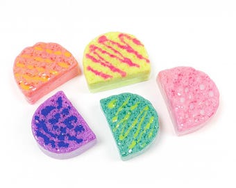 A fantastic value bundle for gifts, holidays or treating yourself. Soap Infused SCENTED Exfoliating Sponges | Affordable Birthday Gift