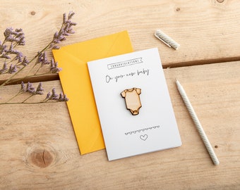 Congratulations On Your New Baby Card - Baby Girl - Baby Boy - Welcome Little One