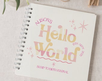 Personalised Pregnancy Memory Book - Mum To Be Gift - Baby Shower Gift - Bump To Baby Book