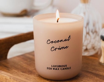 Coconut Crème – Tropical Coconut & Pineapple Soy Wax Candle