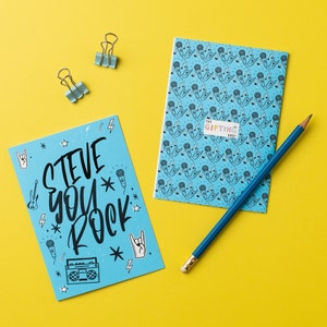 Carte de voeux générale You Rock sur le thème de la musique