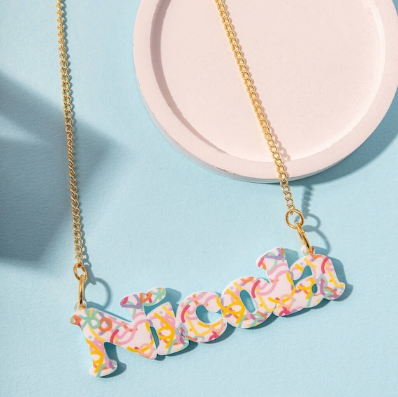 Sweety Name Girls Name Locket Diamond Accent Sweet Heart Necklace