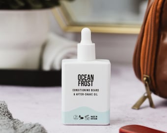 Ocean Frost Conditioning Beard & After-Shave Oil | Fresh Aquatic Men’s Beard Oil