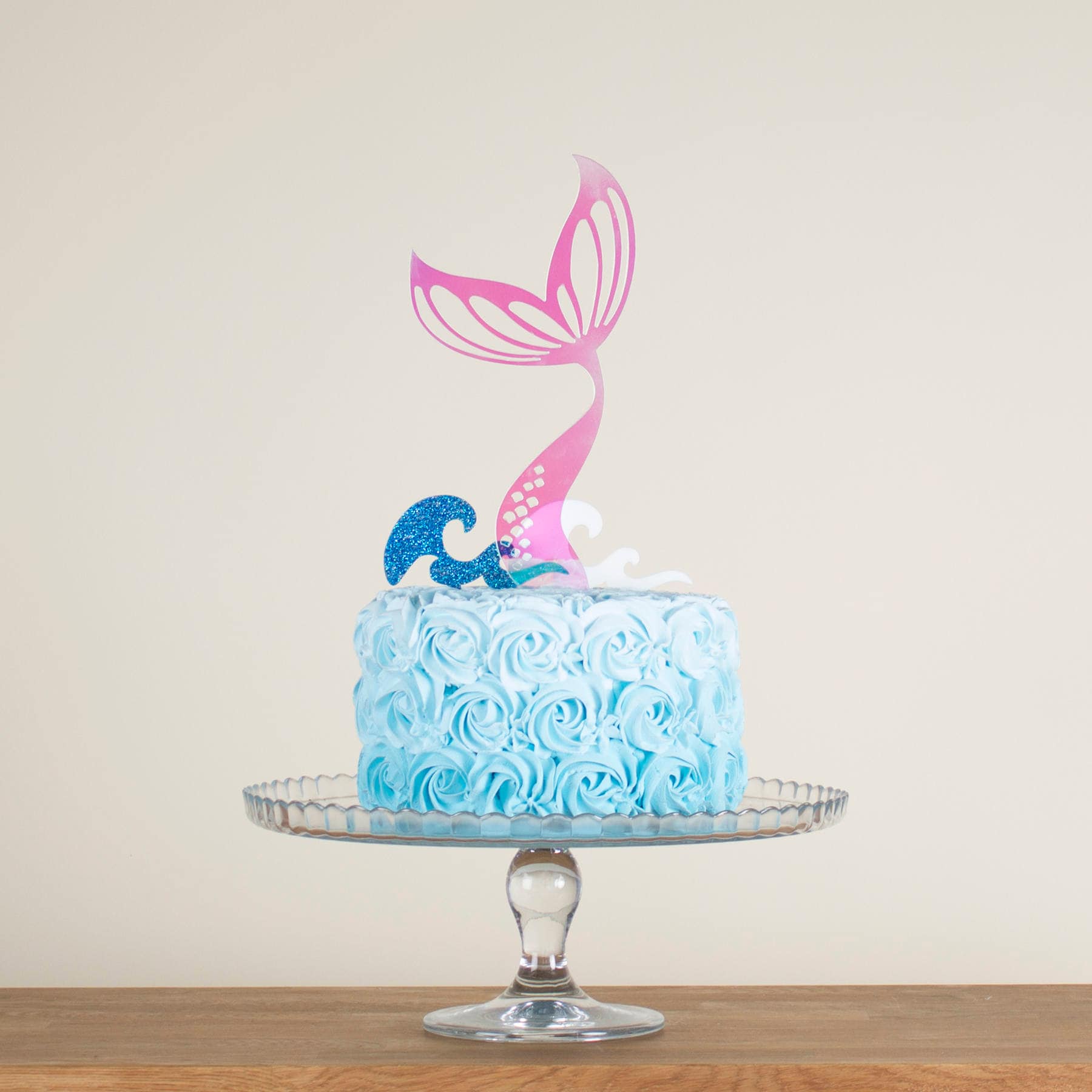Set Decorazioni Per Torte A Tema Sirena - 42 Pezzi In Plastica E Resina, Codine, Conchiglie, Stelle Marine, Per Feste Bambine