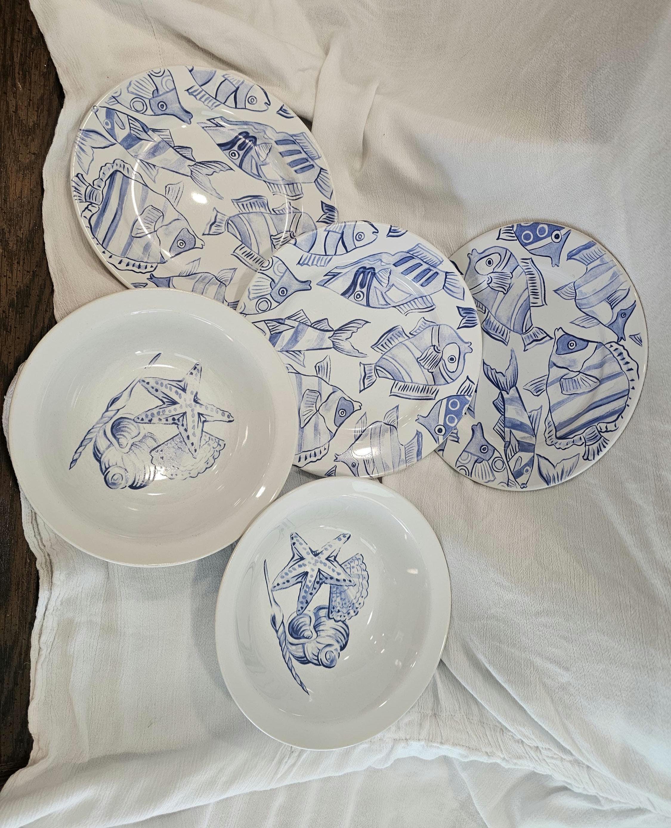 Fish Themed Dinnerware - Etsy