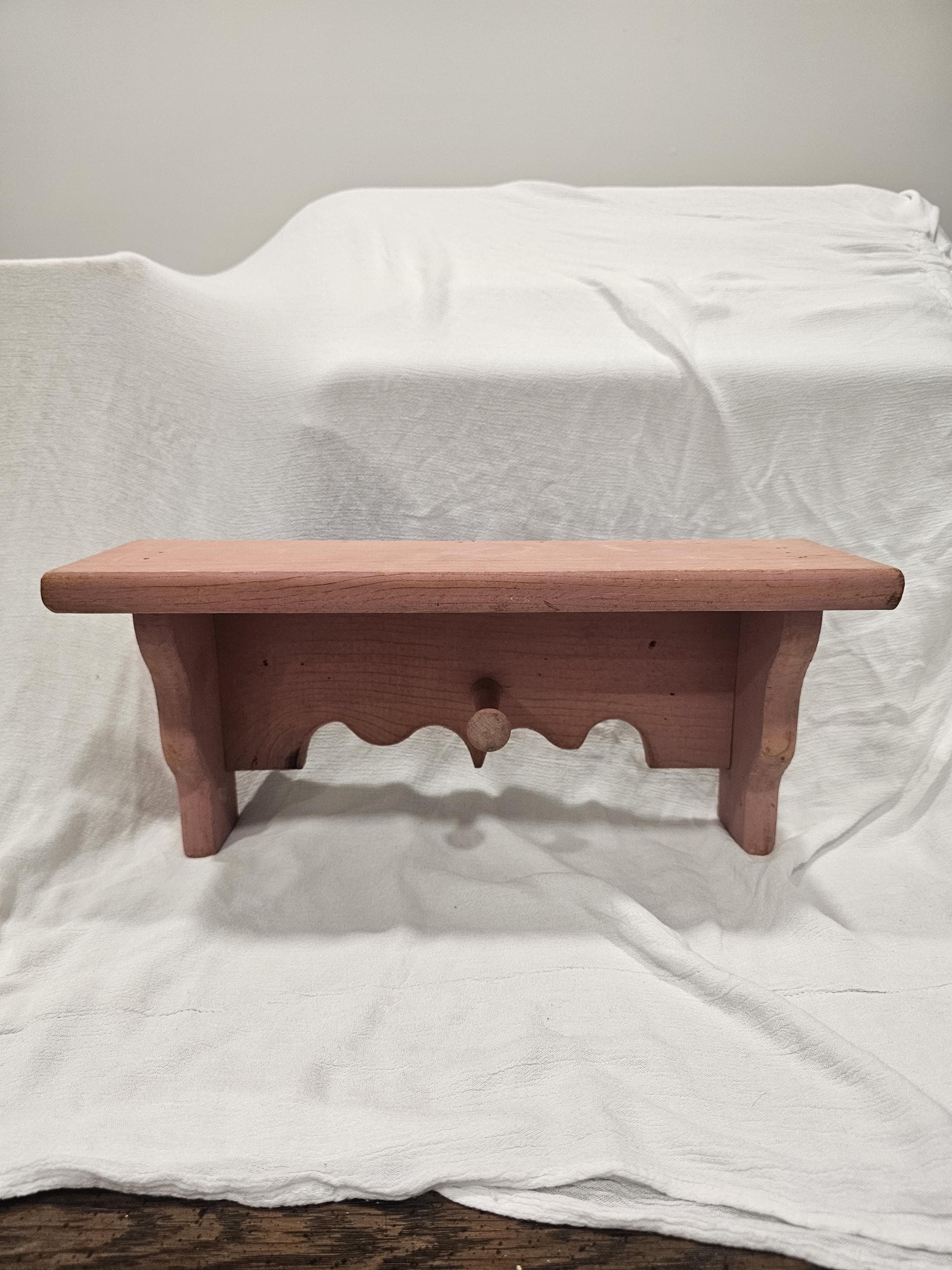Vintage Pink Wall Shelf - Etsy