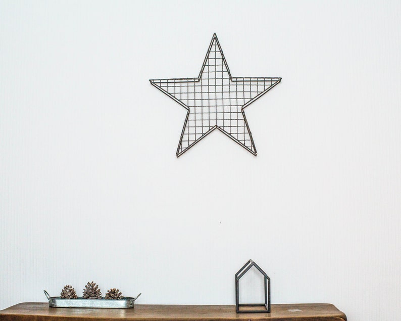 Rockstar Star Wall Decor For Modern Home Metal Shelf A Display In Industrial Loft Free Worldwide