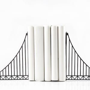 Metal Bookends | Verrazano Bridge | Cool Home Decor Gift for A NYC Housewarming Party