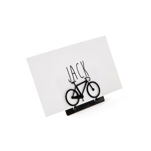 Place card holder Riders wedding theme party Bicycle SET of 30 image 2