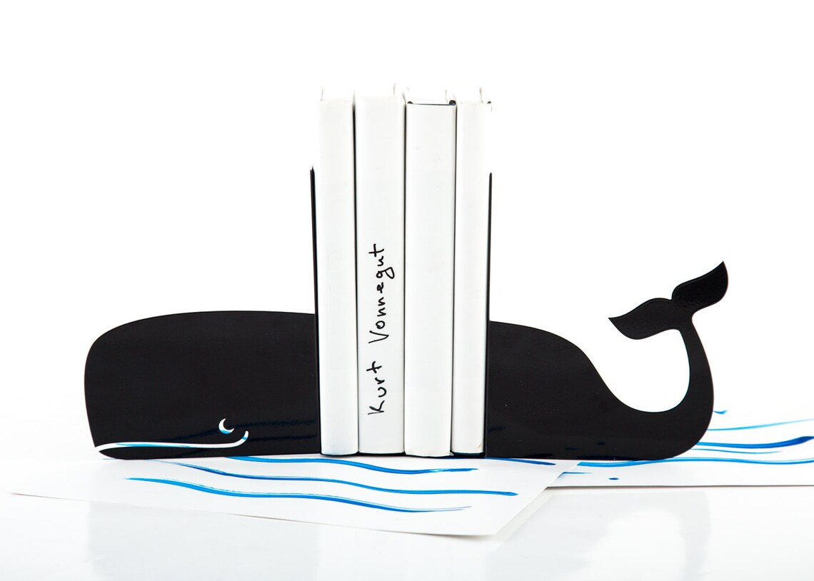 Bookends Whale FREE SHIPPING Stylish Functional and Sturdy Etsy