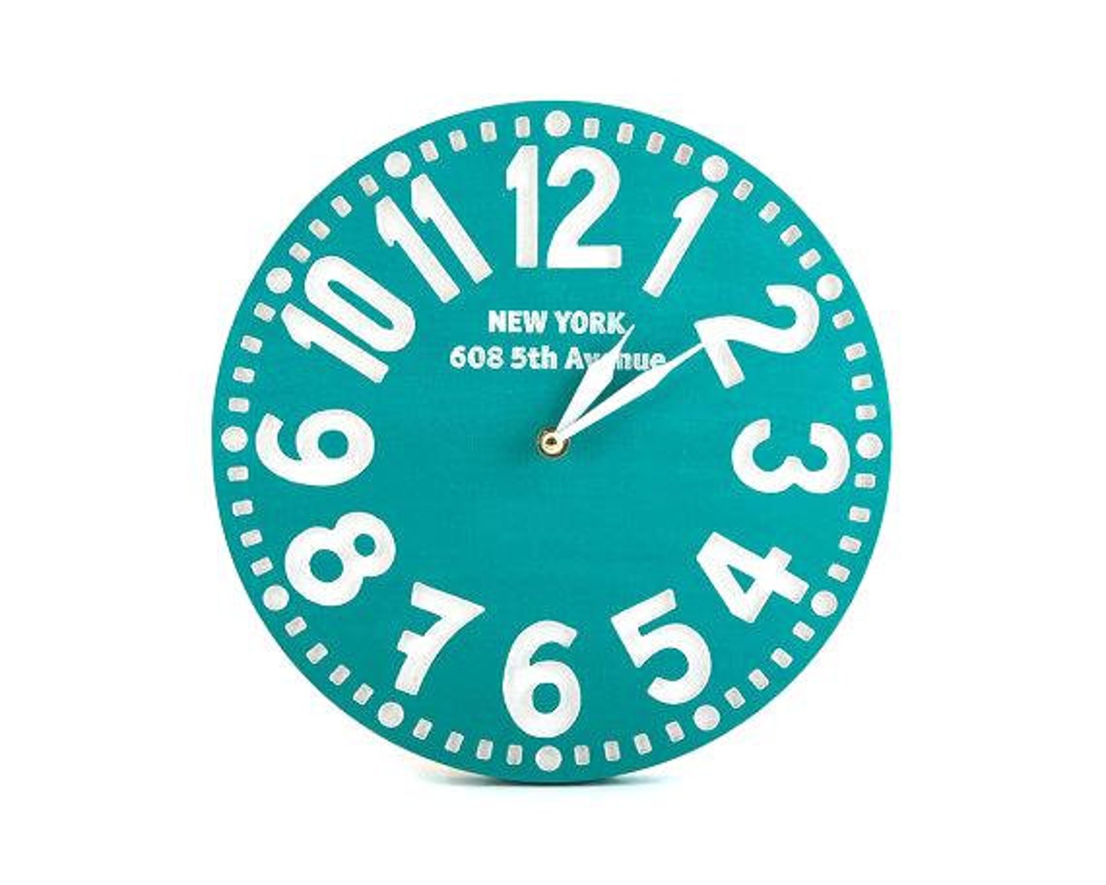 Clock new York Faux Vintage Birch Clock Hand Painted / Etsy