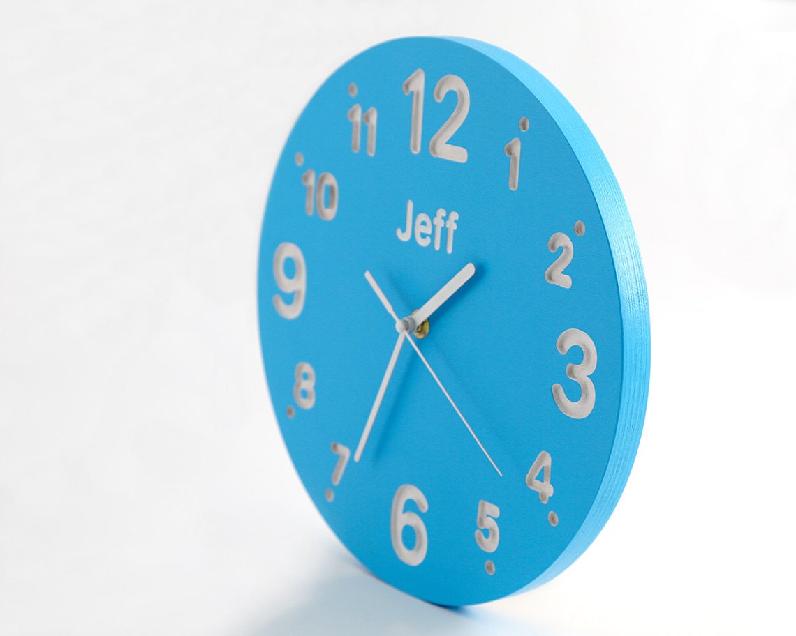 Children's Room Nursery Wall Clock for Kid's Room With Etsy