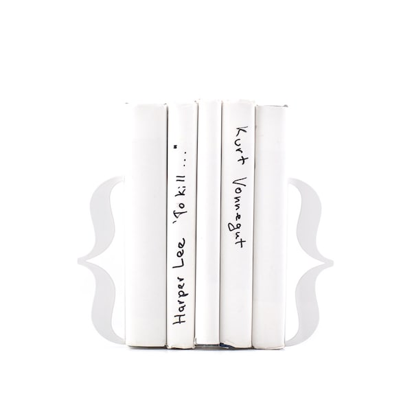 Petits serres-livres en métal, LIVRAISON GRATUITE coupe précise au laser, assez épais pour tenir une multitudes de livres.