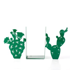 Cacti bookends - great gift idea for boho loving cactus admiring book readers. Great Cacti party favor. Designed and made by Atelier Article in Ukraine.