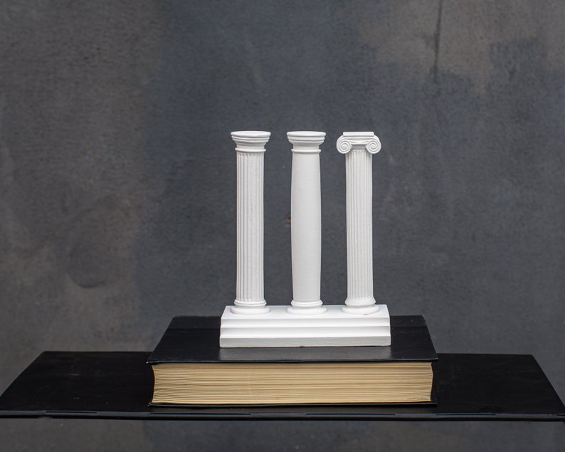 Architectural Single Bookend Columns Etsy