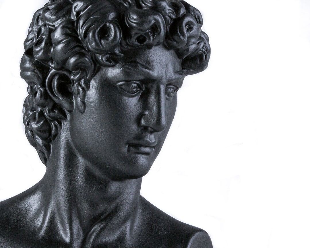 Male Bust Sculpture // Trendy Ancient Statue for Modern Home - Etsy