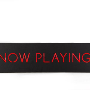 Now Playing Wall LED sign