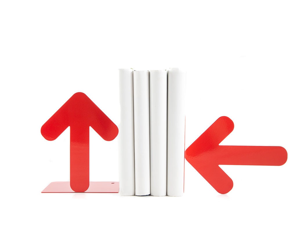 Bookends Arrows | Functional Shelf Decor For Modern Office Or Home