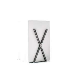 Minimalist Industrial Bookends | Raw X Factor | Minimalist Style Shelf Decor