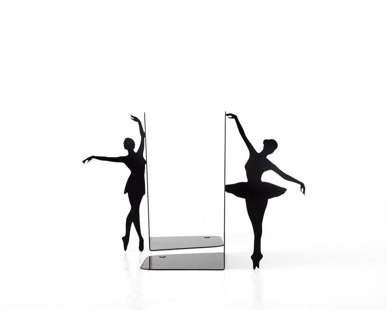 Metal Bookends Ballerinas // Allongée // Ballet Nursery Theme Etsy