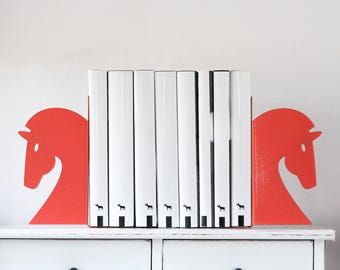 Bookends "Knight's Move" Gift for Chess Lover